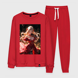 Мужской костюм Девушка в вечернем платье играет на скрипке