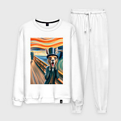 Мужской костюм Кенгуру кричит - мем нейросеть