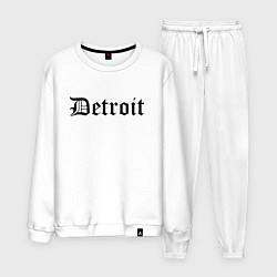 Костюм хлопковый мужской Detroit Michigan - USA, цвет: белый