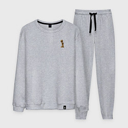 Костюм хлопковый мужской Кобе Брайант номер 8, цвет: меланж