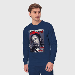 Костюм хлопковый мужской Asap Rocky billboard, цвет: тёмно-синий — фото 2