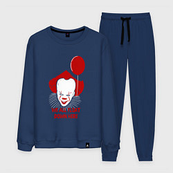 Костюм хлопковый мужской We all float, цвет: тёмно-синий
