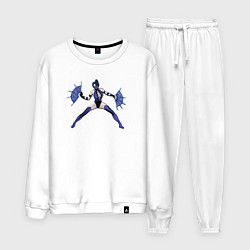 Костюм хлопковый мужской Принцесса Китана, цвет: белый