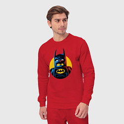 Костюм хлопковый мужской Batman look, цвет: красный — фото 2