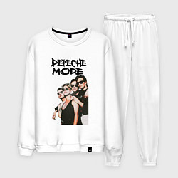 Костюм хлопковый мужской Depeche Mode 1990 - Violator, цвет: белый