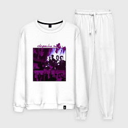 Костюм хлопковый мужской Depeche Mode in violet, цвет: белый