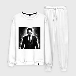 Костюм хлопковый мужской Киану, цвет: белый