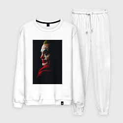 Костюм хлопковый мужской Милый Джокер, цвет: белый