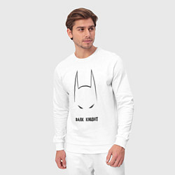 Костюм хлопковый мужской Batman dark knight, цвет: белый — фото 2