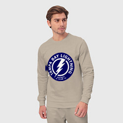 Костюм хлопковый мужской HC Tampa Bay Lightning, цвет: миндальный — фото 2