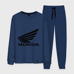 Костюм хлопковый мужской Honda Motor, цвет: тёмно-синий