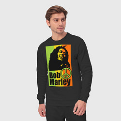 Костюм хлопковый мужской Bob Marley: Jamaica, цвет: черный — фото 2