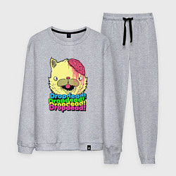 Костюм хлопковый мужской Dropdead Kitty, цвет: меланж