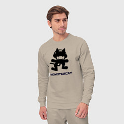 Костюм хлопковый мужской Monstercat, цвет: миндальный — фото 2