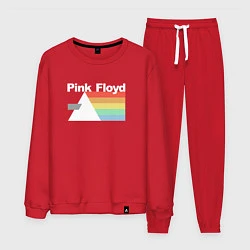 Костюм хлопковый мужской Pink Floyd, цвет: красный