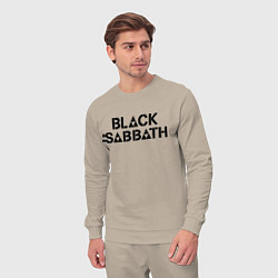 Костюм хлопковый мужской Black Sabbath, цвет: миндальный — фото 2