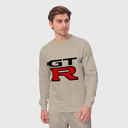 Костюм хлопковый мужской Gtr, цвет: миндальный — фото 2