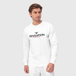 Костюм хлопковый мужской Sensation: Wicked Wonderland, цвет: белый — фото 2