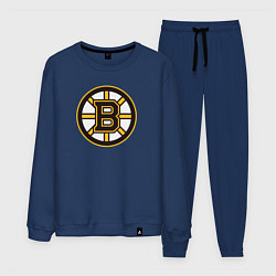 Костюм хлопковый мужской Boston Bruins, цвет: тёмно-синий
