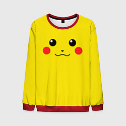 Свитшот мужской Happy Pikachu, цвет: 3D-красный