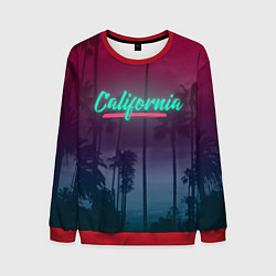 Свитшот мужской California, цвет: 3D-красный