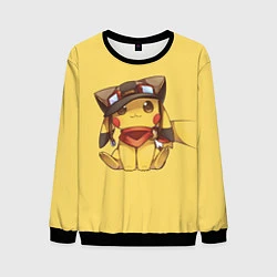 Свитшот мужской Pikachu, цвет: 3D-черный