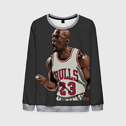 Свитшот мужской Bulls 23: Jordan, цвет: 3D-меланж