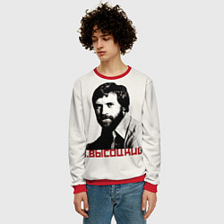Свитшот мужской Высоцкий, цвет: 3D-красный — фото 2