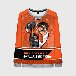 Свитшот мужской Philadelphia Flyers, цвет: 3D-меланж