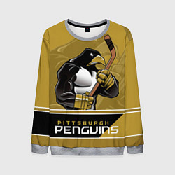 Свитшот мужской Pittsburgh Penguins, цвет: 3D-меланж