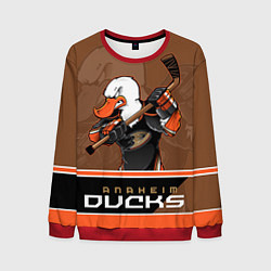 Свитшот мужской Anaheim Ducks, цвет: 3D-красный