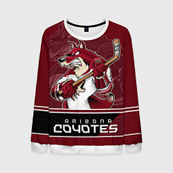 Свитшот мужской Arizona Coyotes, цвет: 3D-белый