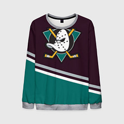 Свитшот мужской Anaheim Ducks, цвет: 3D-меланж