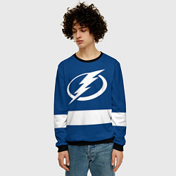 Свитшот мужской Tampa Bay Lightning, цвет: 3D-черный — фото 2