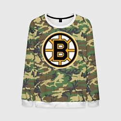 Свитшот мужской Bruins Camouflage, цвет: 3D-белый