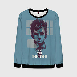 Свитшот мужской I'm the doctor, цвет: 3D-черный