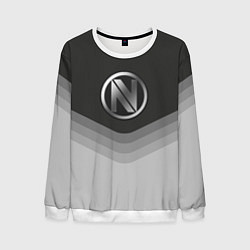 Свитшот мужской EnVyUs Uniform, цвет: 3D-белый