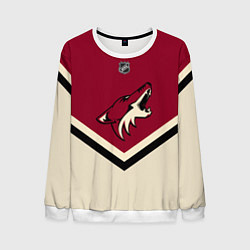 Свитшот мужской NHL: Arizona Coyotes, цвет: 3D-белый