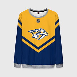 Свитшот мужской NHL: Nashville Predators, цвет: 3D-меланж