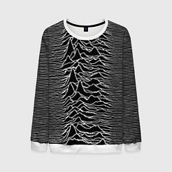 Свитшот мужской Joy Division: Unknown Pleasures, цвет: 3D-белый