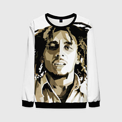 Свитшот мужской Bob Marley: Mono, цвет: 3D-черный