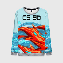 Свитшот мужской CS GO: AR Style, цвет: 3D-меланж
