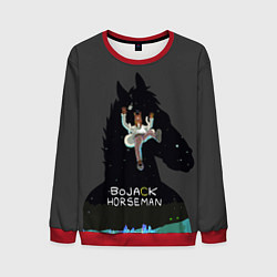 Свитшот мужской Bojack Horseman, цвет: 3D-красный