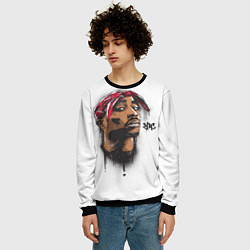 Свитшот мужской 2Pac, цвет: 3D-черный — фото 2