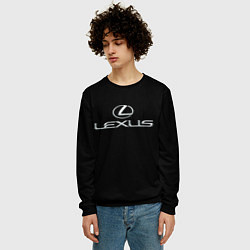 Свитшот мужской Lexus, цвет: 3D-черный — фото 2