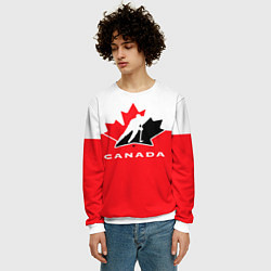 Свитшот мужской Canada Team, цвет: 3D-белый — фото 2