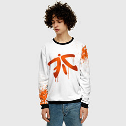 Свитшот мужской Fnatic: White collection, цвет: 3D-черный — фото 2