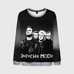 Свитшот мужской Depeche Mode: mono, цвет: 3D-меланж
