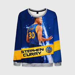 Свитшот мужской Golden State Warriors 8, цвет: 3D-меланж