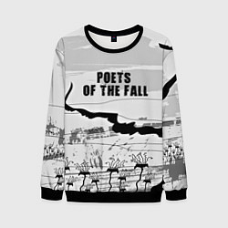 Свитшот мужской Poets of the Fall, цвет: 3D-черный